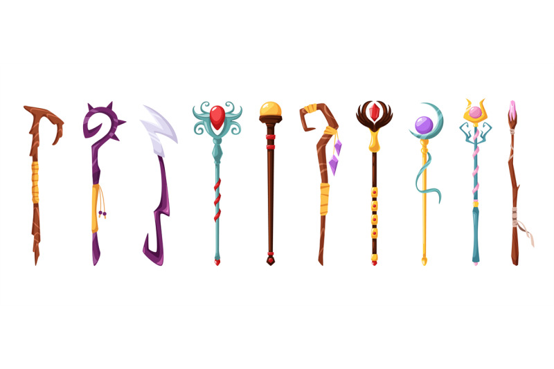 magic-wizard-sticks-magical-staff-wizard-weapon-and-shaman-wands-car