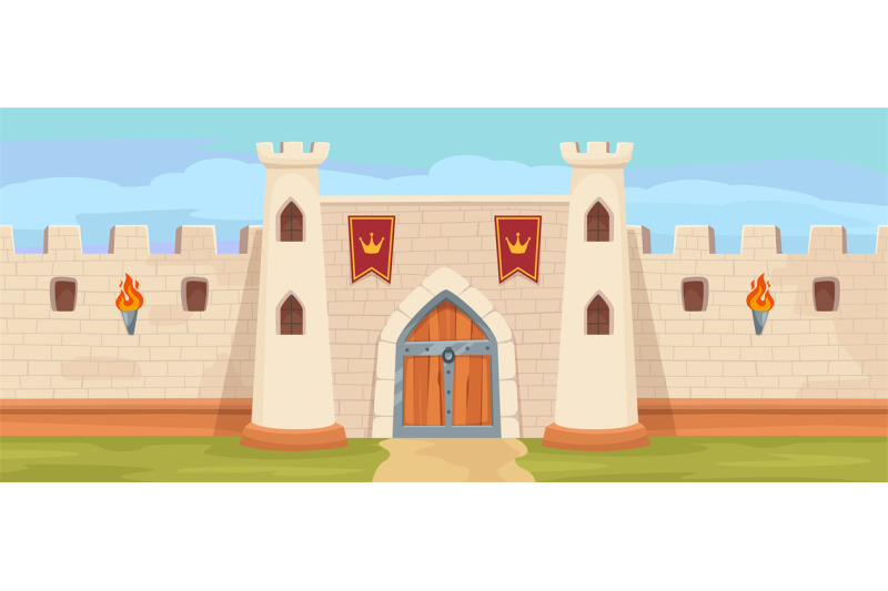 medieval-kingdom-fortress-gate-majestic-medieval-castle-with-stone-wa