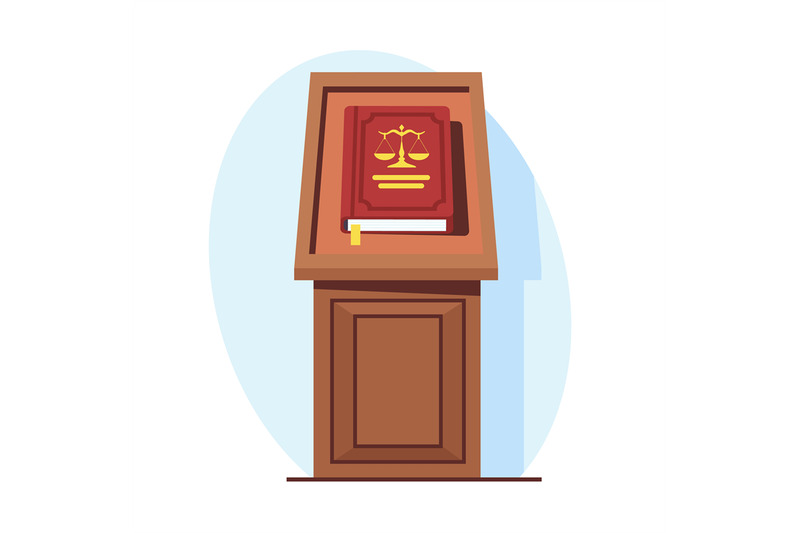 book-of-laws-or-constitution-lies-on-wooden-pedestal-legal-documentat