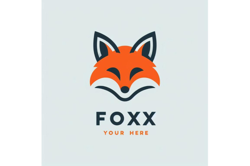 12-fox-head-logo-minimal-modern-iconset