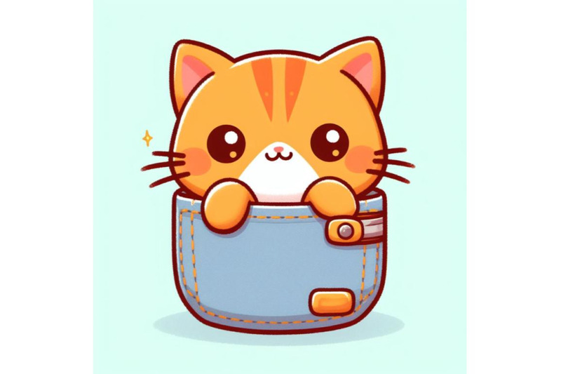 12-illustration-of-a-cute-orange-catset