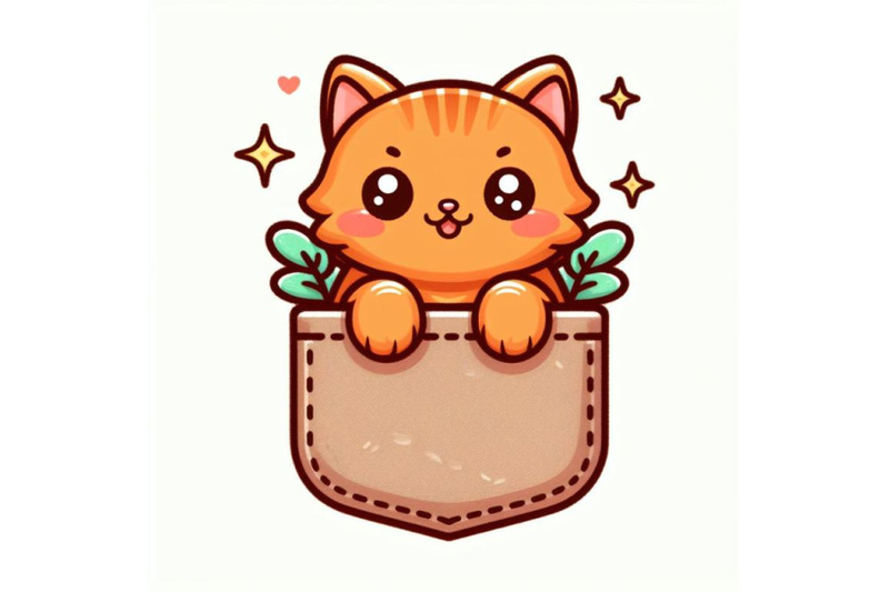 12-illustration-of-a-cute-orange-catset