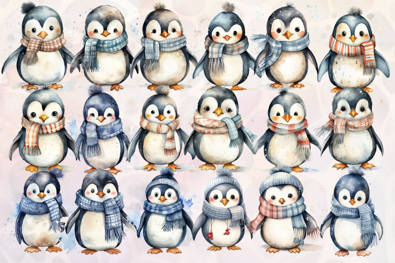 cute-penguin-clipart-bundle