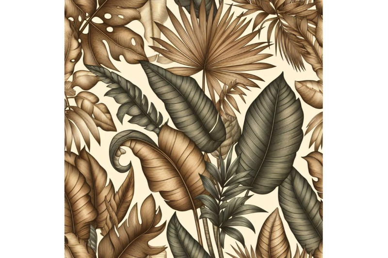 12-ropical-leaves-hand-drawn-seamlesset