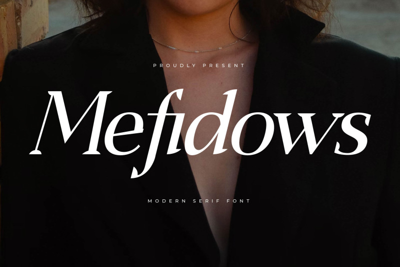 mefidows-modern-serif-font