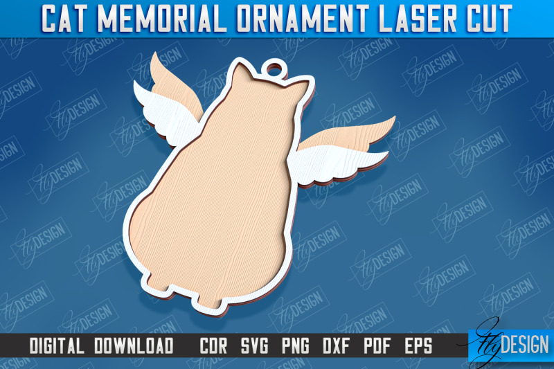 cat-memorial-ornament-design-cats-angels-wings-cat-silhouette