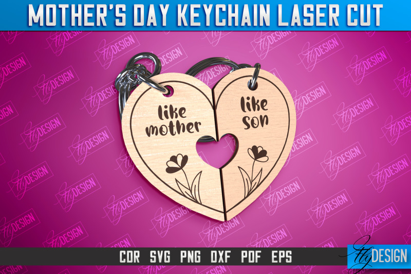 mothers-day-keychain-happy-mothers-day-paired-keychains