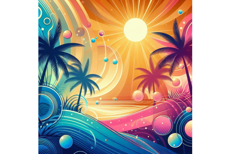 8-abstract-summer-tropical-palm-t-bundle