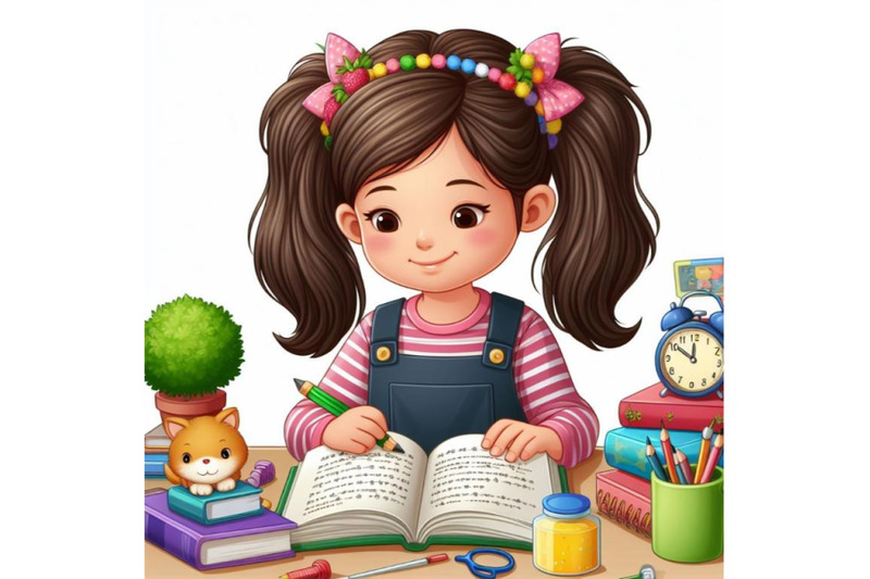 8-kids-reading-girl-reading-set