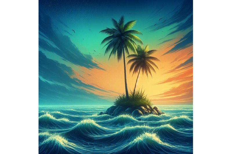 8-lonely-palm-tree-in-the-middle-bundle