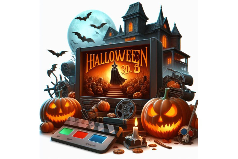 8-halloween-3d-movie-on-a-white-b-bundle