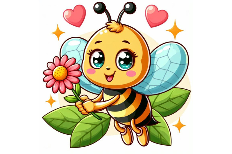 8-an-illustration-of-a-cute-bee-i-bundle