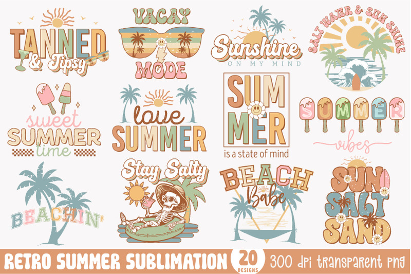 retro-summer-png-sublimation-bundle