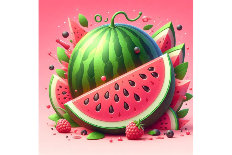 8-watermelon-pink-backgr-bundle