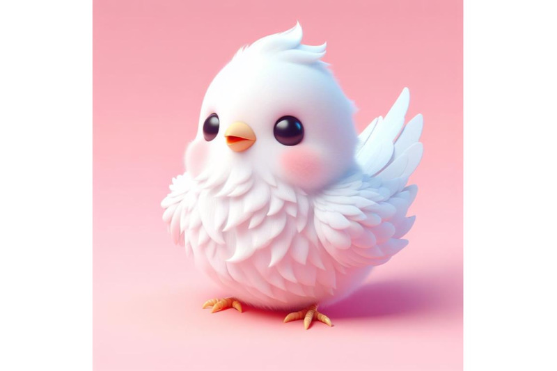 8-cute-fluffy-white-bird-pink-ba-bundle