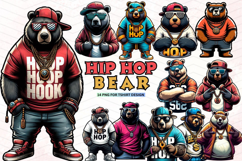 hip-hop-cool-bear-clipart-illustration