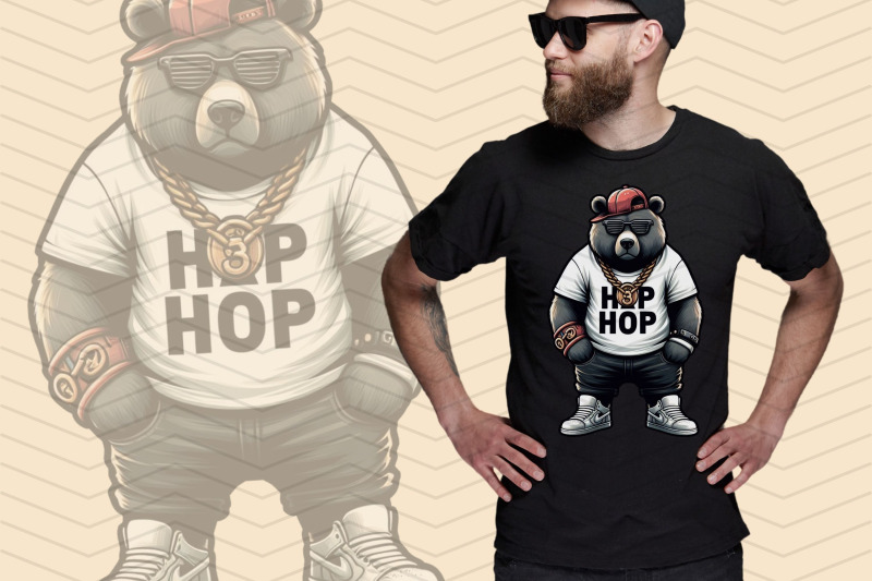 hip-hop-cool-bear-clipart-illustration