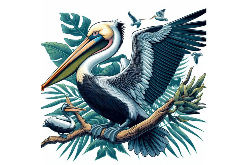 8-exotic-marine-pelican-bird-i-bundle