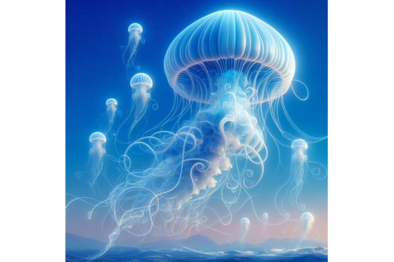 8-fantasy-jellyfish-against-blue-bundle