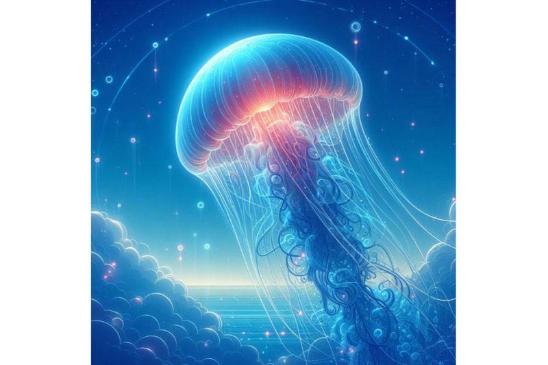 8-fantasy-jellyfish-against-blue-bundle