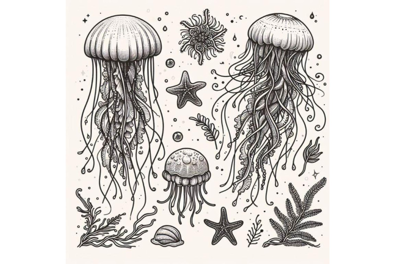 8-jellyfish-line-art-style-hand-bundle