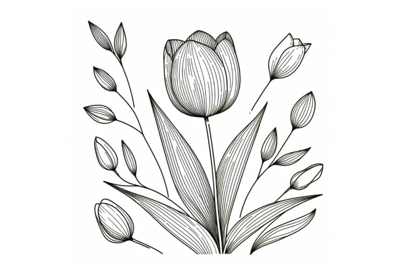 8-tulip-contour-drawing-minimal-bundle