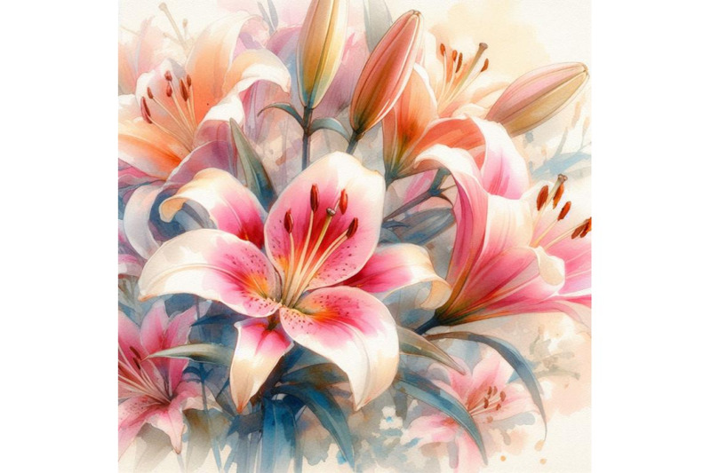 8-watercolour-lily-flowers-impressset