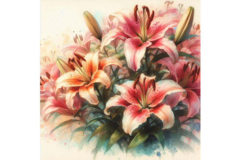 8-watercolour-lily-flowers-impressset