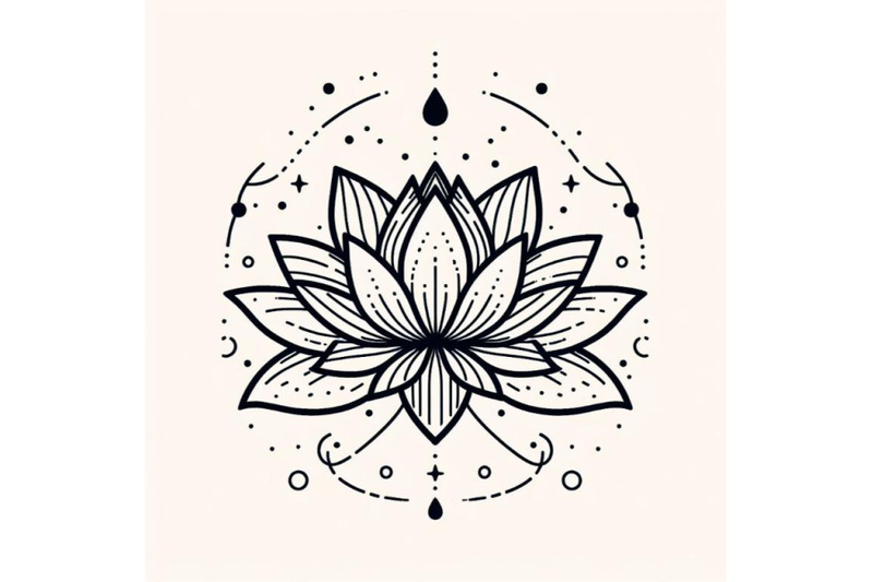 8-trendy-lotus-line-art-vectorbundle