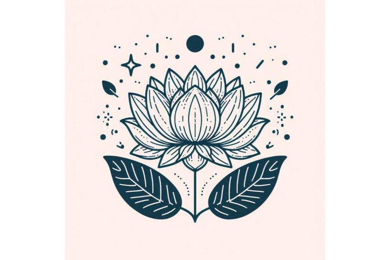 8-trendy-lotus-line-art-vectorbundle