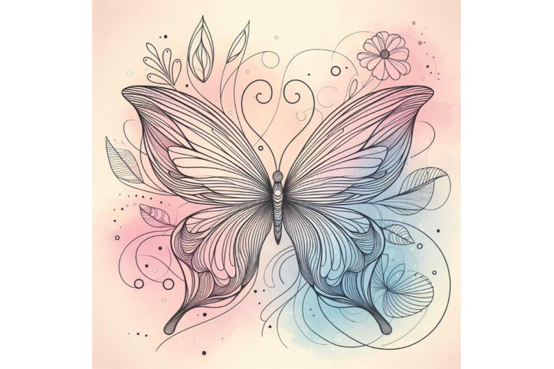 8-a-butterfly-line-art-and-pasbundle