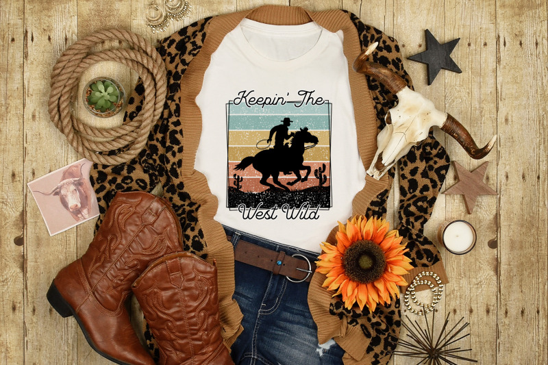 western-png-sublimation-keepin-the-west-wild