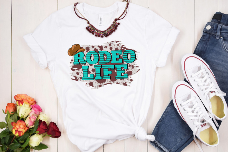 western-sublimation-design-rodeo-life