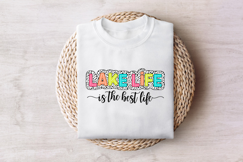 lake-life-it-the-best-dalmatian-png-summer-vacation-png-boating-dots-bright-doodle-digital-file-sublimation-download-trendy-lake-design