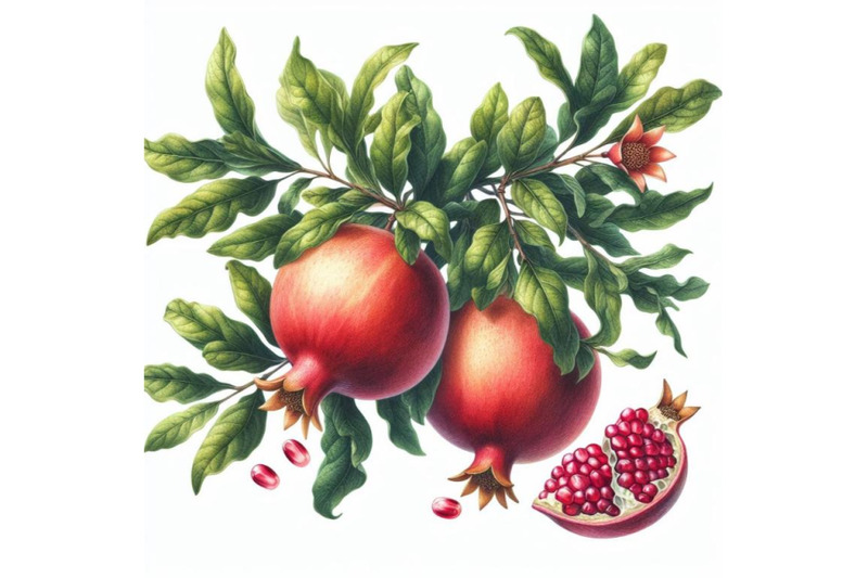 8-pomegranates-on-a-branch-with-bundle