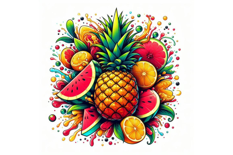 8-abstract-fruit-splash-pineappl-bundle