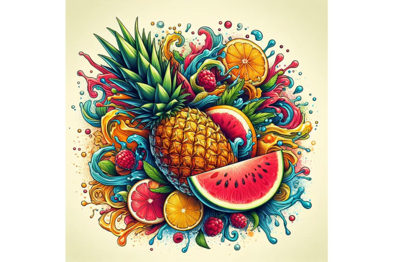 8-abstract-fruit-splash-pineappl-bundle