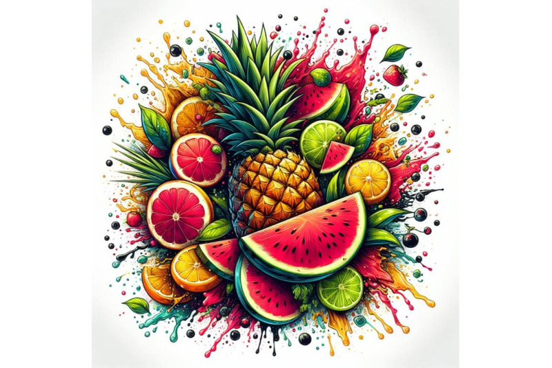 8-abstract-fruit-splash-pineappl-bundle