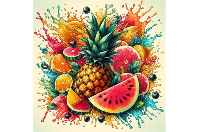 8-abstract-fruit-splash-pineappl-bundle