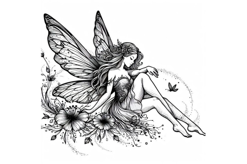 8-beautiful-fairy-line-art-fall-d-bundle