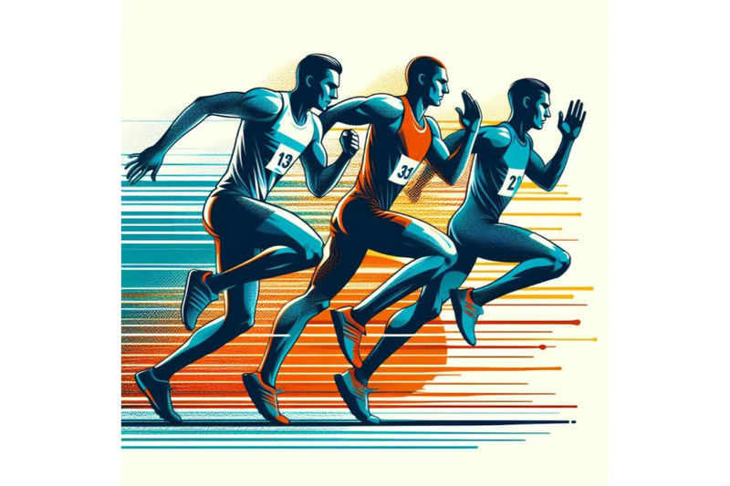 8-running-athletes-vector-symbol-bundle