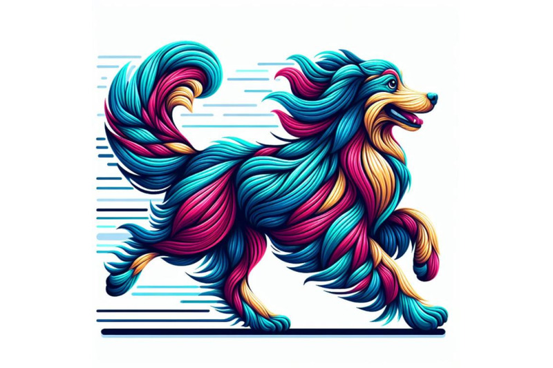 8-running-colorful-dog-running-c-bundle