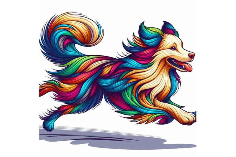 8-running-colorful-dog-running-c-bundle