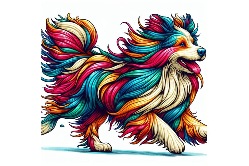 8-running-colorful-dog-running-c-bundle