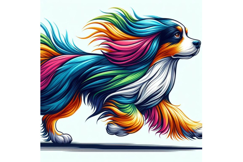 8-running-colorful-dog-running-c-bundle