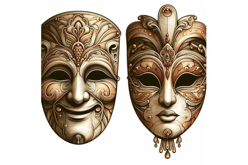 8-theatrical-masks-theatrical-ma-bundle