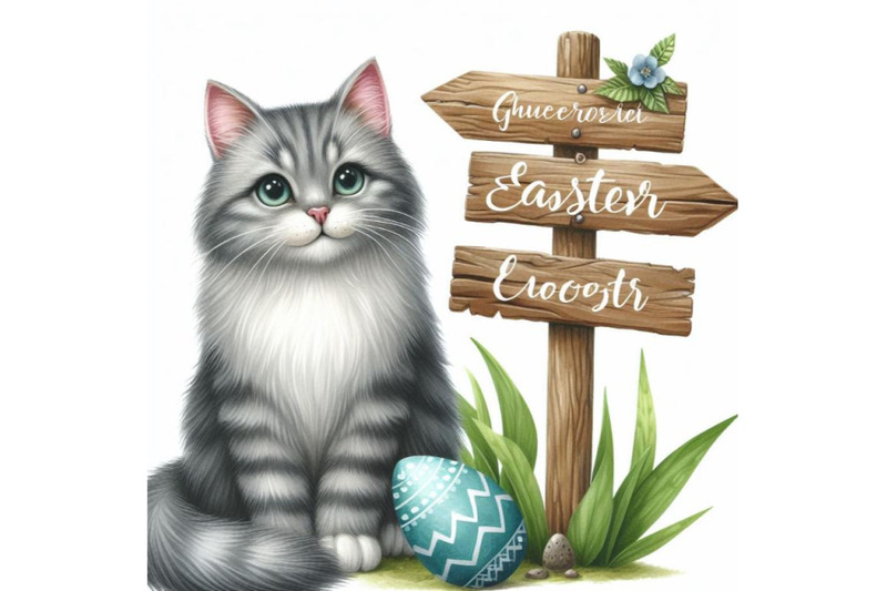 8-watercolor-easter-cat-with-sign-bundle