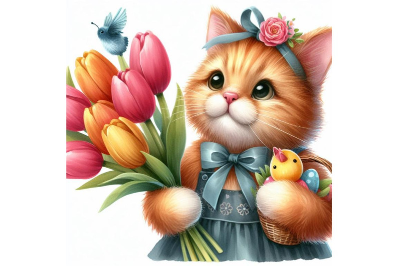 8-watercolor-easter-cat-holding-t-bundle