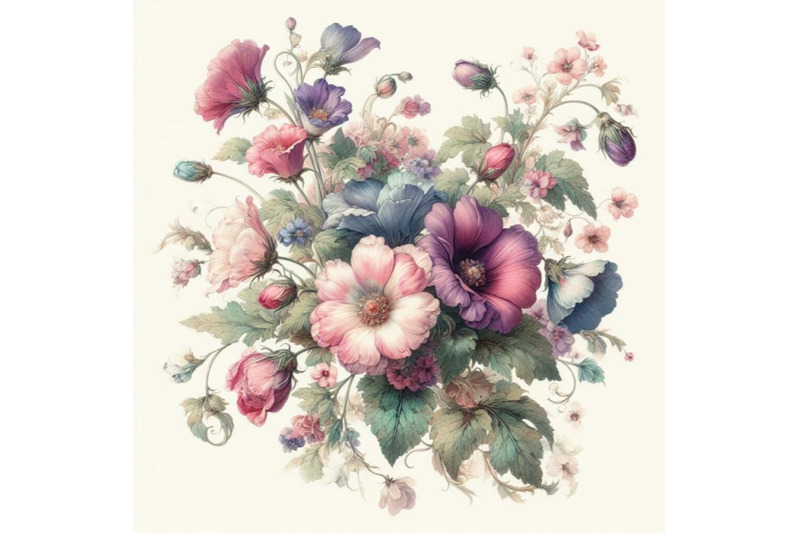 8-illustration-of-vintage-floral-bundle