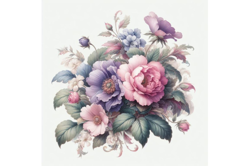 8-illustration-of-vintage-floral-bundle